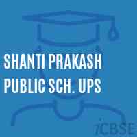 Shanti Prakash Public Sch. Ups Middle School Logo