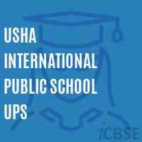 Usha International Public School Ups Logo