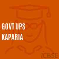 Govt Ups Kaparia Middle School Logo