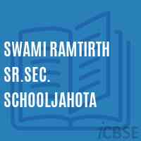 Swami Ramtirth Sr.Sec. Schooljahota Logo