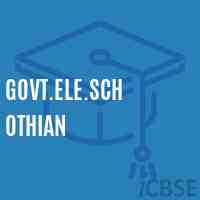 Govt.Ele.Sch Othian Primary School Logo
