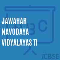Jawahar Navodaya Vidyalayas Ti High School Logo