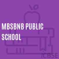 Mbsbnb Public School Logo