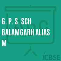 G. P. S. Sch Balamgarh Alias M Primary School Logo