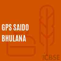 Gps Saido Bhulana Primary School Logo