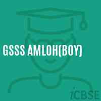 Gsss Amloh(Boy) High School Logo
