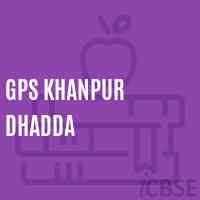 Gps Khanpur Dhadda Primary School Logo