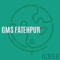 Gms Fatehpur Middle School Logo