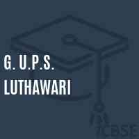 G. U.P.S. Luthawari Middle School Logo