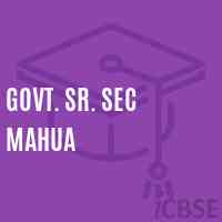 Govt. Sr. Sec Mahua High School Logo