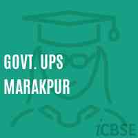 Govt. Ups Marakpur Middle School Logo