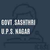 Govt .Sashthri U.P.S. Nagar Middle School Logo