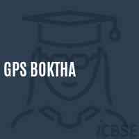 Gps Boktha Primary School Logo