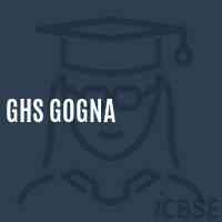 Ghs Gogna Secondary School Logo