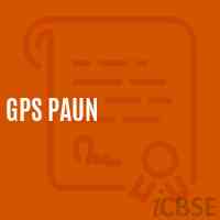 Gps Paun Primary School Logo