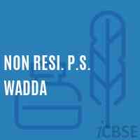 Non Resi. P.S. Wadda Primary School Logo