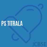 Ps Titrala Primary School Logo