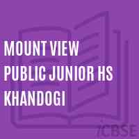 Mount View Public Junior Hs Khandogi Middle School Logo