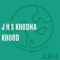 J H S Khodna Khurd Middle School Logo