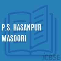 P.S. Hasanpur Masoori Primary School Logo
