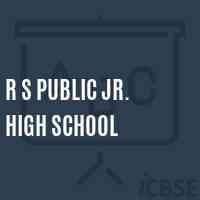 R S Public Jr. High School Logo