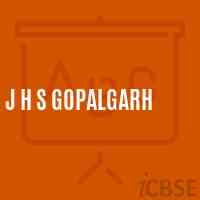 J H S Gopalgarh Middle School Logo