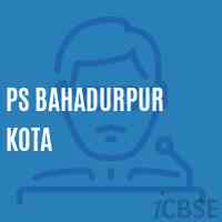 Ps Bahadurpur Kota Primary School Logo