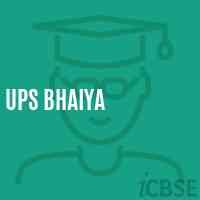 Ups Bhaiya Middle School Logo