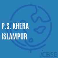 P.S. Khera Islampur Primary School Logo