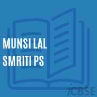 Munsi Lal Smriti Ps Primary School Logo