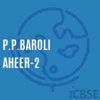 P.P.Baroli Aheer-2 Primary School Logo