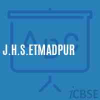 J.H.S.Etmadpur Middle School Logo