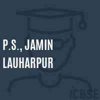 P.S., Jamin Lauharpur Primary School Logo