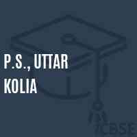 P.S., Uttar Kolia Primary School Logo