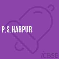 P.S.Harpur Primary School Logo