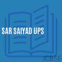 Sar Saiyad Ups Middle School Logo
