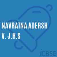 Navratna Adersh V. J.H.S Middle School Logo