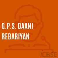 G.P.S. Daani Rebariyan Primary School Logo