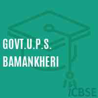 Govt.U.P.S. Bamankheri Middle School Logo