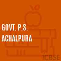 Govt. P.S. Achalpura Primary School Logo