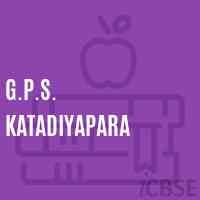 G.P.S. Katadiyapara Primary School Logo