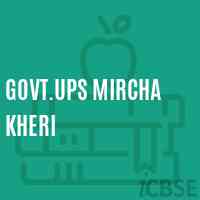 Govt.Ups Mircha Kheri Middle School Logo