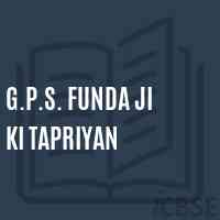G.P.S. Funda Ji Ki Tapriyan Primary School Logo