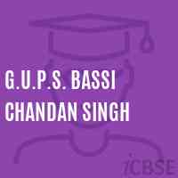 G.U.P.S. Bassi Chandan Singh Middle School Logo