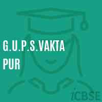G.U.P.S.Vakta Pur Middle School Logo