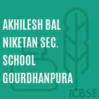 Akhilesh Bal Niketan Sec. School Gourdhanpura Logo