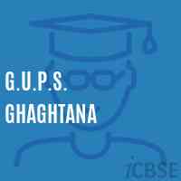 G.U.P.S. Ghaghtana Middle School Logo