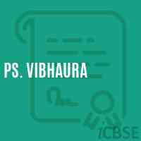 Ps. Vibhaura Primary School Logo