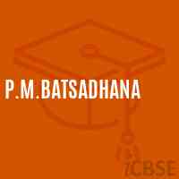 P.M.Batsadhana Middle School Logo