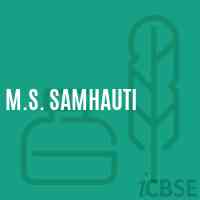 M.S. Samhauti Middle School Logo